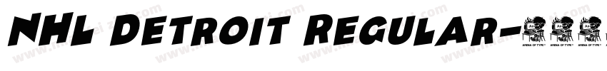 NHL Detroit Regular字体转换